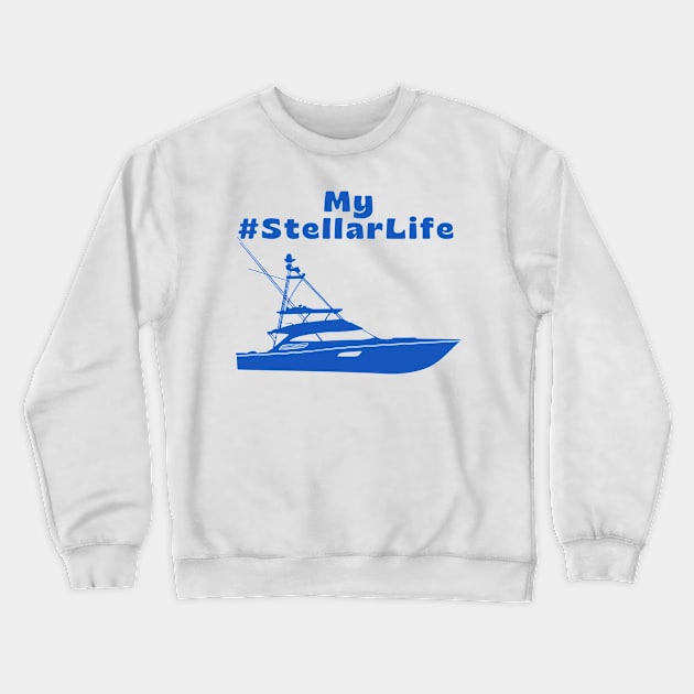 My #StellarLife - Ocean Fishing Crewneck Sweatshirt by briannsheadesigns@gmail.com